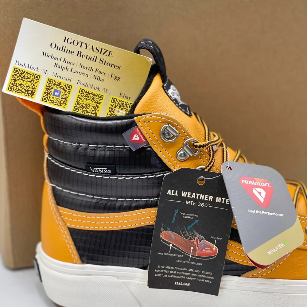 VANS‎ SK8 Hi MTE ALL WEATHER SNEAKERS M9 W10.5 NO BOX